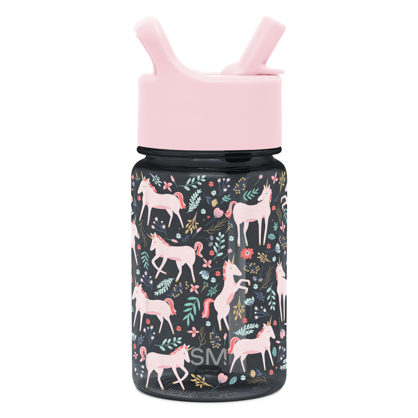 Summit Kids Plastic Water Bottle with Straw Lid